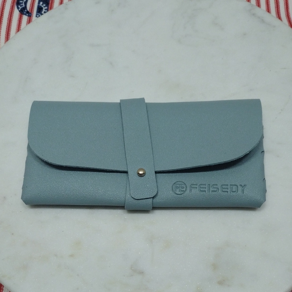 Feisedy Light Blue Soft Eyewear Case Only #Z-74